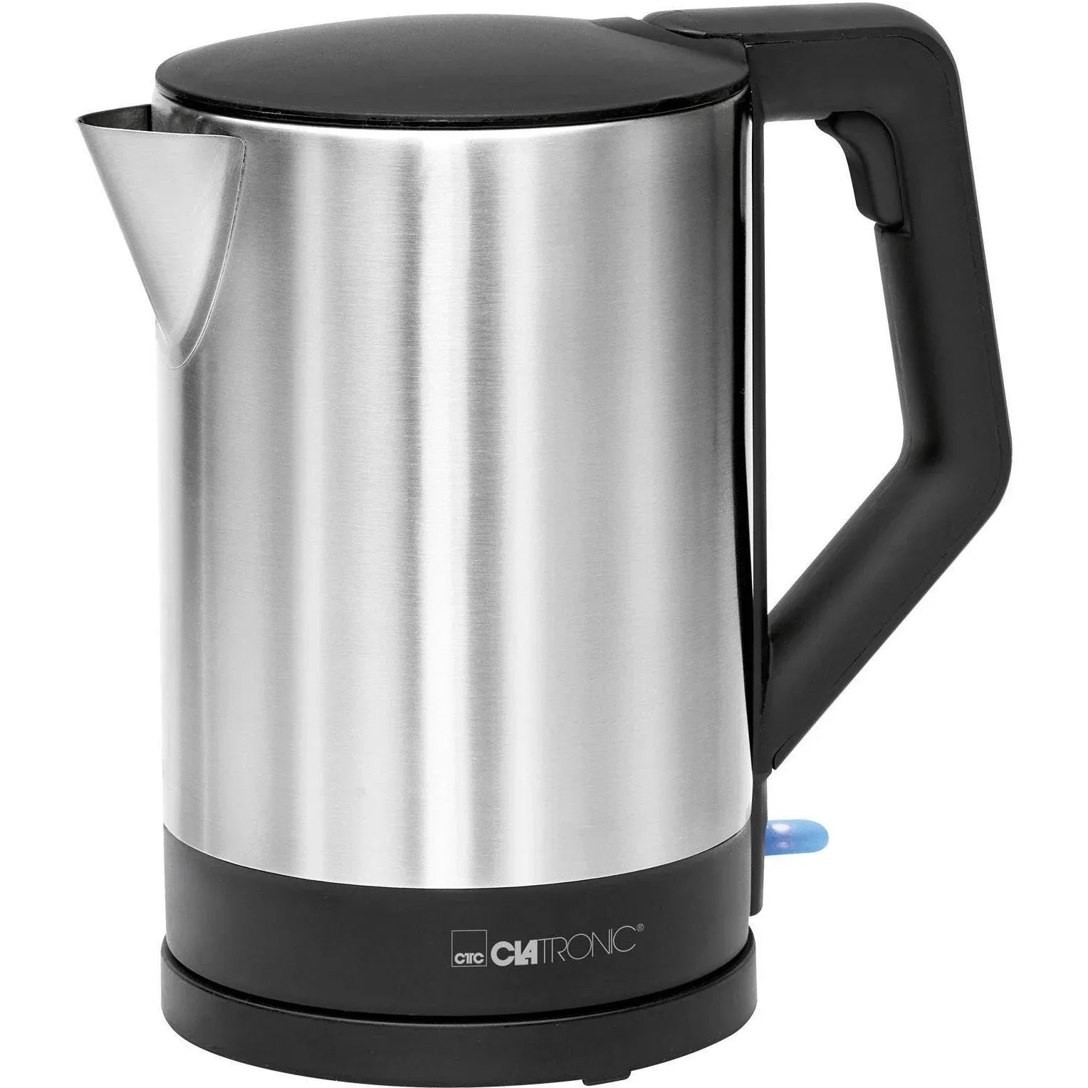 Clatronic WKS 3692 Black Stainless Steel Electric Kettle, 1.5L Wireless Capacity - Gomix Brands Outlet